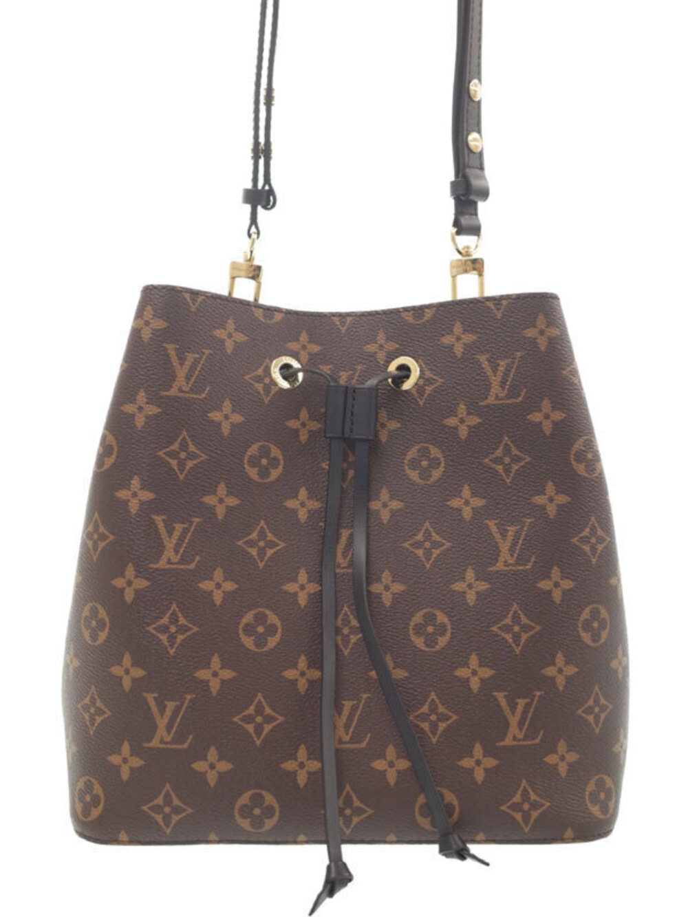 Louis Vuitton Monogram NeoNoe Shoulder Bag Canvas Leather Brown